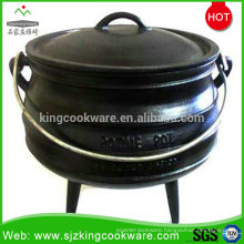 Hot sale cast iron fire pot, antique cast iron pots, cast iron hot pot